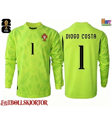 Portugal Diogo Costa #1 Målvakt Hemmatröja VM 2026 Långärmad